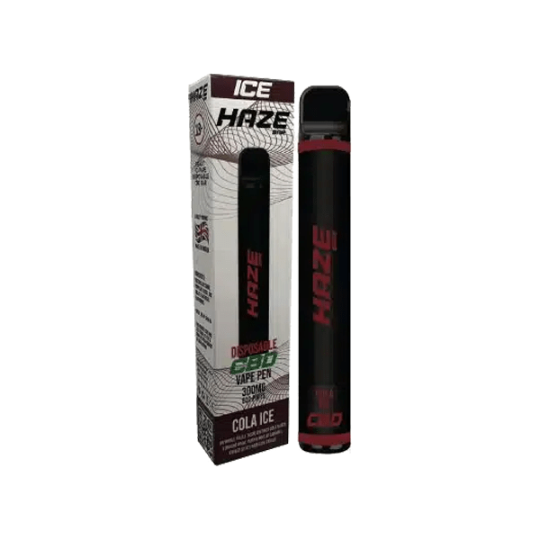 Haze Bar Ice 300mg CBD Disposable Vape Device 600 PuffsCBD ProductsHazeVaperr Shop