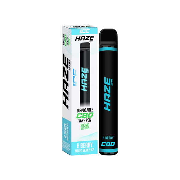 Haze Bar Ice 300mg CBD Disposable Vape Device 600 PuffsCBD ProductsHazeVaperr Shop