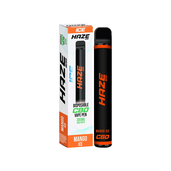 Haze Bar Ice 300mg CBD Disposable Vape Device 600 PuffsCBD ProductsHazeVaperr Shop