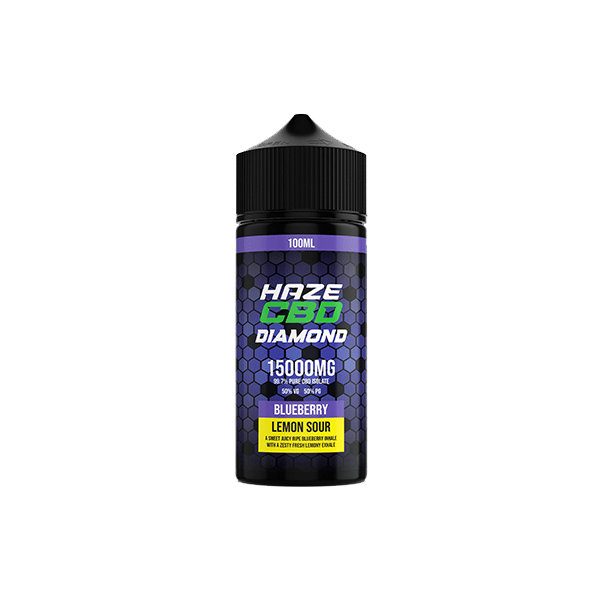 Haze CBD Diamond 15000mg CBD E - Liquid 100mlCBD ProductsHazeVaperr Shop