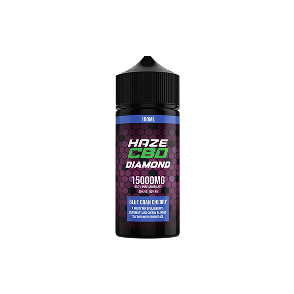 Haze CBD Diamond 15000mg CBD E - Liquid 100mlCBD ProductsHazeVaperr Shop