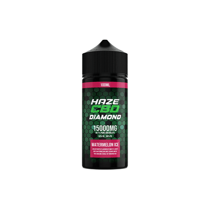 Haze CBD Diamond 15000mg CBD E - Liquid 100mlCBD ProductsHazeVaperr Shop