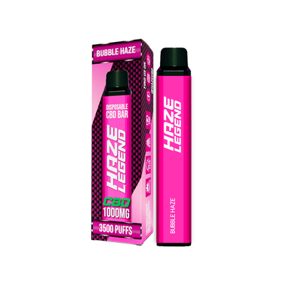 Haze Legend 1000mg CBD Disposable Vape Device 3500 PuffsCBD ProductsHazeVaperr Shop