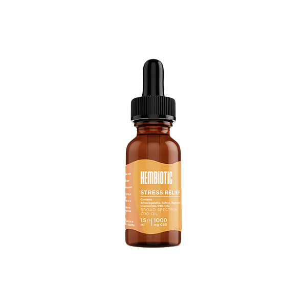 Hembiotic 1000mg Broad - Spectrum Functional CBD Oil - 15mlCBD ProductsHembioticVaperr Shop