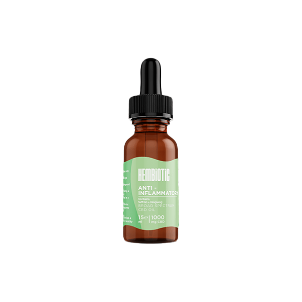 Hembiotic 1000mg Broad - Spectrum Functional CBD Oil - 15mlCBD ProductsHembioticVaperr Shop