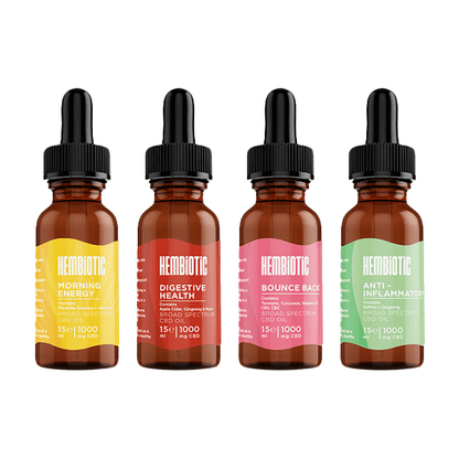 Hembiotic 1000mg Broad - Spectrum Functional CBD Oil - 15mlCBD ProductsHembioticVaperr Shop