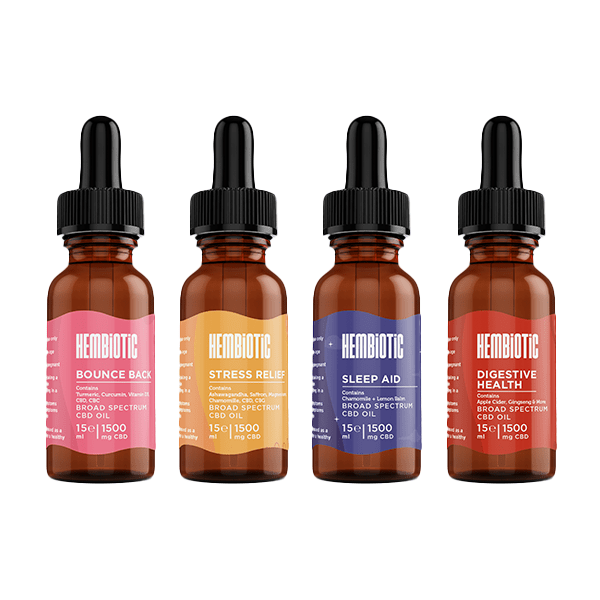 Hembiotic 1500mg Broad - Spectrum Functional CBD Oil - 15mlCBD ProductsHembioticVaperr Shop