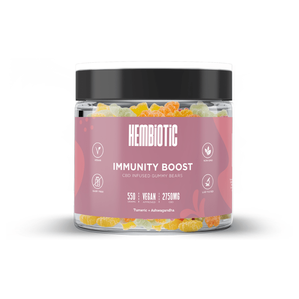 Hembiotic 2750mg Bulk Functional CBD Gummy Bears - 550gCBD ProductsHembioticVaperr Shop