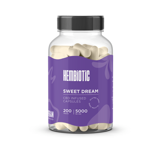 Hembiotic 5000mg Bulk Functional CBD Capsules - 200 CapsCBD ProductsHembioticVaperr Shop