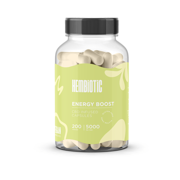 Hembiotic 5000mg Bulk Functional CBD Capsules - 200 CapsCBD ProductsHembioticVaperr Shop