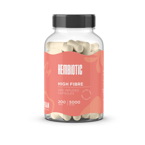 Hembiotic 5000mg Bulk Functional CBD Capsules - 200 CapsCBD ProductsHembioticVaperr Shop