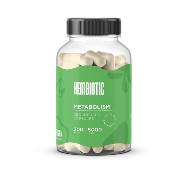 Hembiotic 5000mg Bulk Functional CBD Capsules - 200 CapsCBD ProductsHembioticVaperr Shop