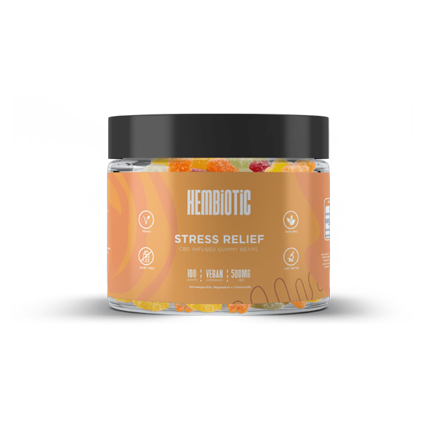 Hembiotic 500mg Functional CBD Gummy Bears - 100gCBD ProductsHembioticVaperr Shop