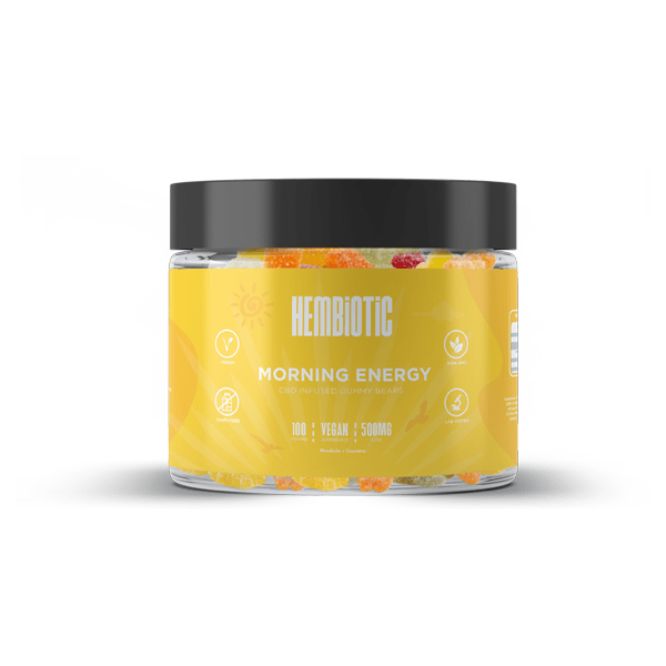 Hembiotic 500mg Functional CBD Gummy Bears - 100gCBD ProductsHembioticVaperr Shop