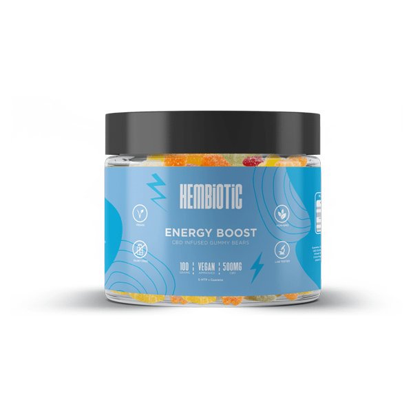 Hembiotic 500mg Functional CBD Gummy Bears - 100gCBD ProductsHembioticVaperr Shop