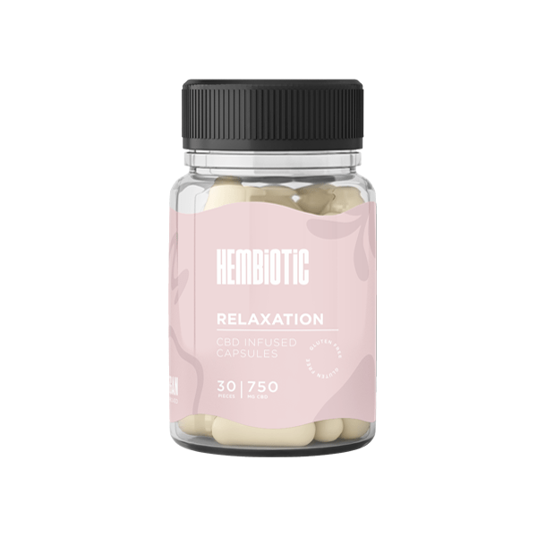 Hembiotic 750mg Functional CBD Capsules - 30 CapsCBD ProductsHembioticVaperr Shop