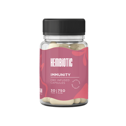 Hembiotic 750mg Functional CBD Capsules - 30 CapsCBD ProductsHembioticVaperr Shop
