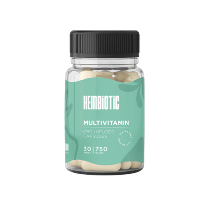 Hembiotic 750mg Functional CBD Capsules - 30 CapsCBD ProductsHembioticVaperr Shop