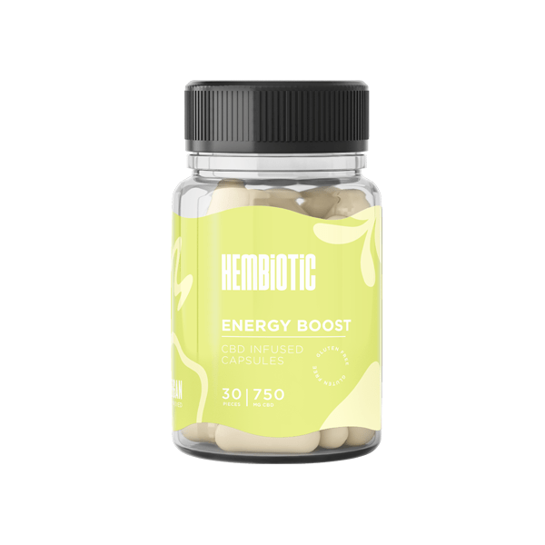 Hembiotic 750mg Functional CBD Capsules - 30 CapsCBD ProductsHembioticVaperr Shop