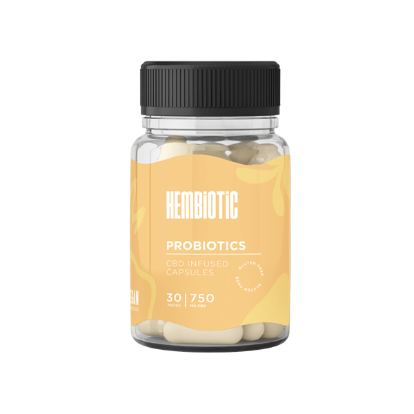 Hembiotic 750mg Functional CBD Capsules - 30 CapsCBD ProductsHembioticVaperr Shop