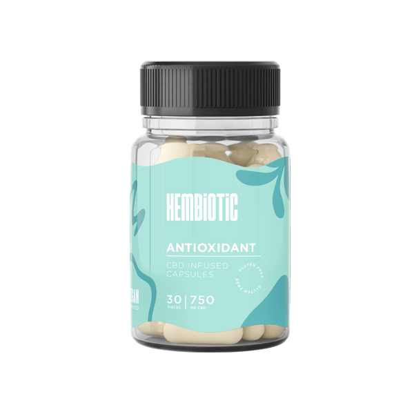 Hembiotic 750mg Functional CBD Capsules - 30 CapsCBD ProductsHembioticVaperr Shop