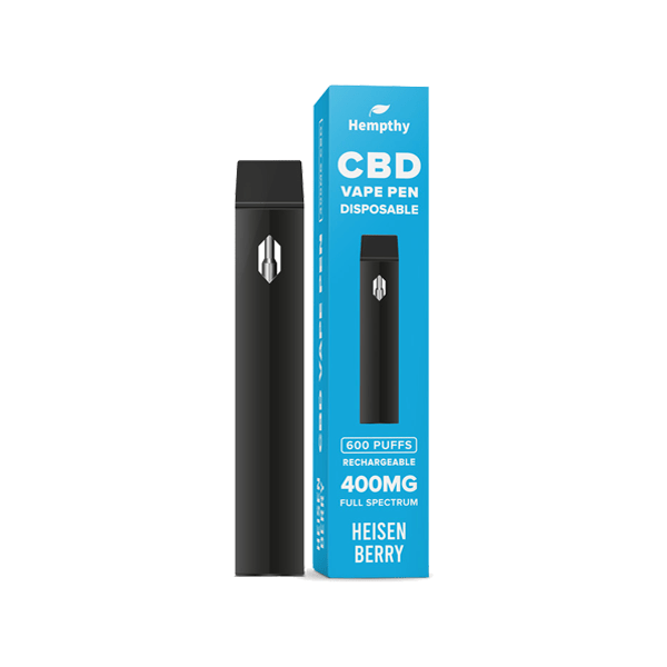 Hempthy 400mg CBD Disposable Vape Pen 600 PuffsCBD ProductsHempthyVaperr Shop