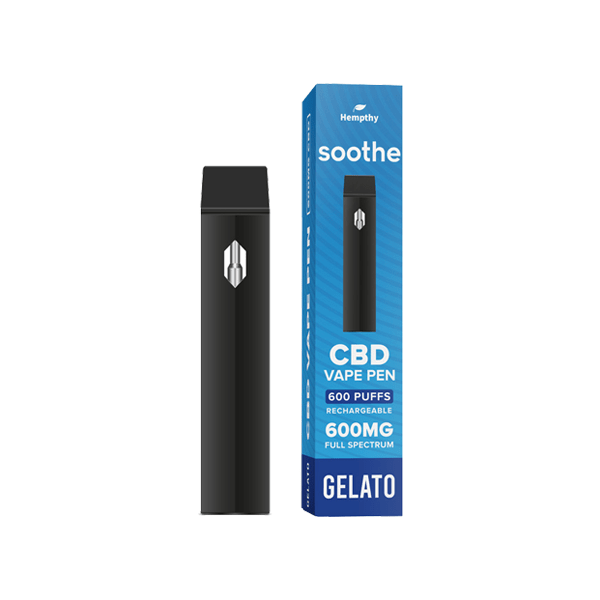 Hempthy 600mg CBD Disposable Vape Pen 600 PuffsCBD ProductsHempthyVaperr Shop