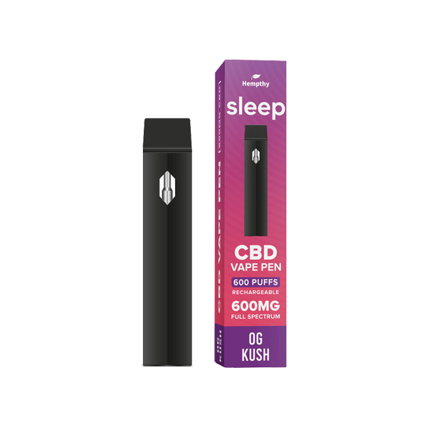 Hempthy 600mg CBD Disposable Vape Pen 600 PuffsCBD ProductsHempthyVaperr Shop