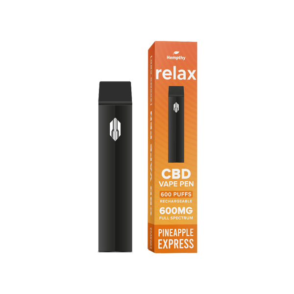 Hempthy 600mg CBD Disposable Vape Pen 600 PuffsCBD ProductsHempthyVaperr Shop