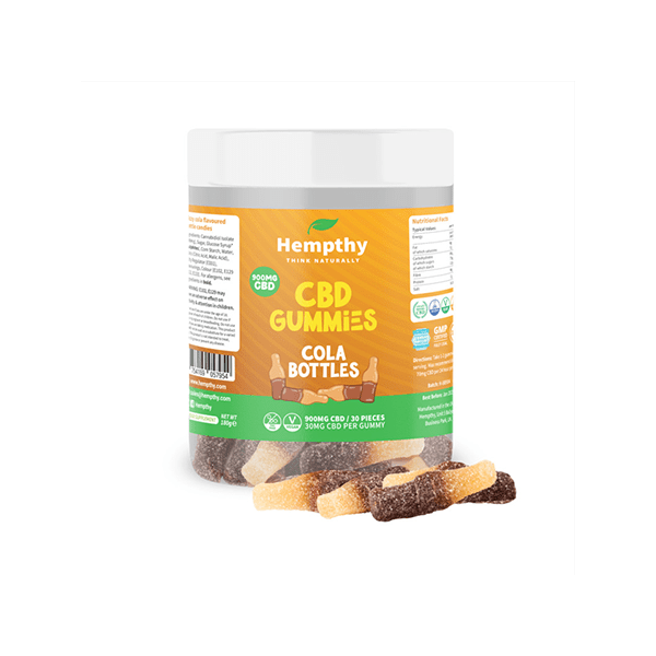 Hempthy 900mg CBD Cola Bottles - 30 piecesCBD ProductsHempthyVaperr Shop