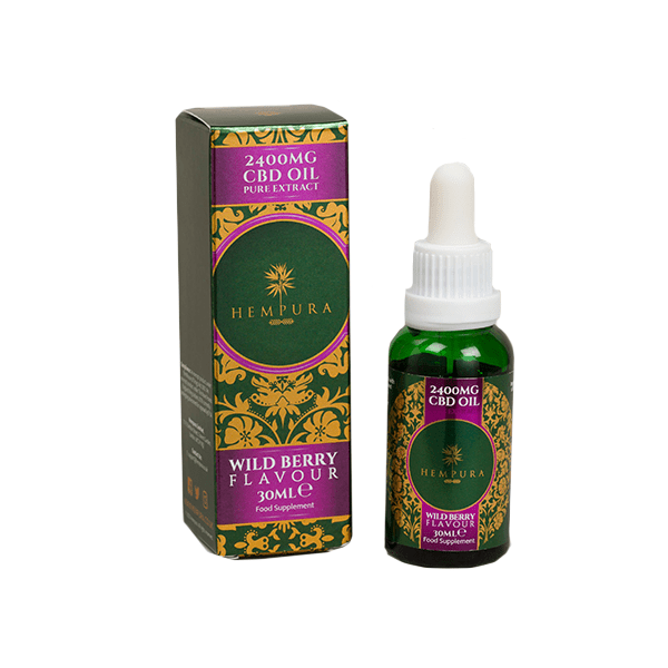 Hempura 2400mg CBD Broad Spectrum Oil Pure Wild Berries Flavour With terpenes - 30mlCBD ProductsHempuraVaperr Shop