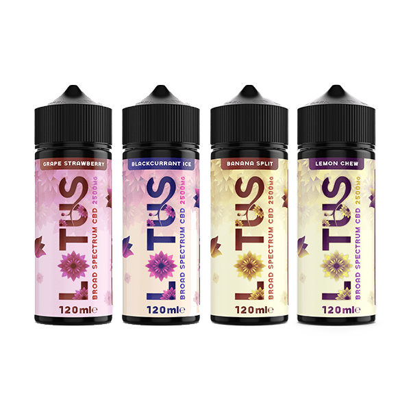 Lotus Leaf CBD 2500mg CBD Broad - Spectrum E - liquid 100ml (70VG/30PG)Vaping ProductsLotus Leaf CBDVaperr Shop