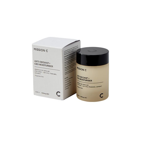 Mission C Anti - Oxidant + 1000mg CBD Moisturiser - 50mlCBD ProductsMission CVaperrShop