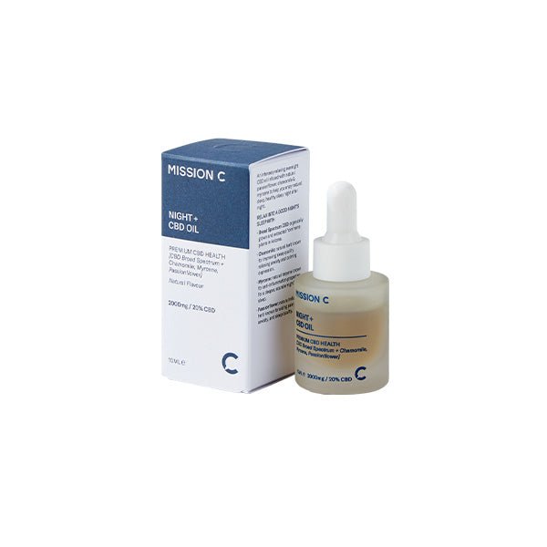 Mission C Night + 2000mg CBD Oil - 10mlCBD ProductsMission CVaperr Shop