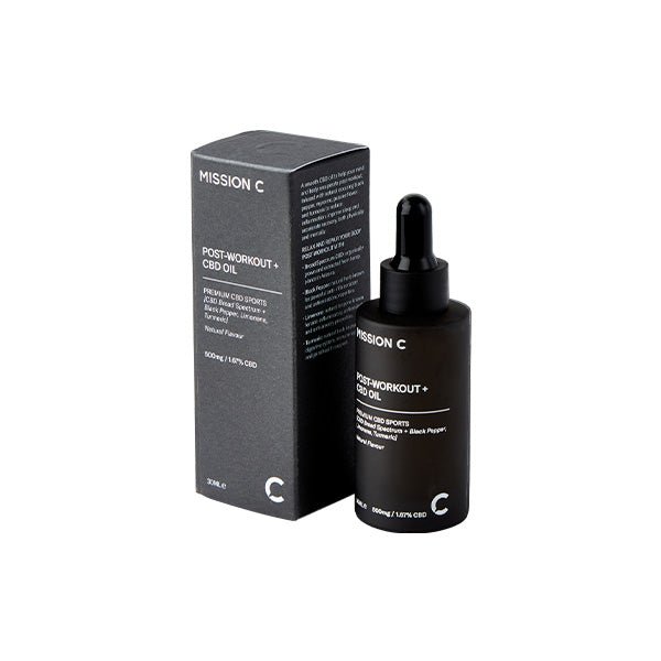 Mission C Post - Workout + 500mg CBD Oil - 30mlCBD ProductsMission CVaperr Shop