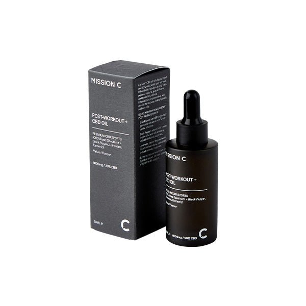 Mission C Post - Workout + 6000mg CBD Oil - 30mlCBD ProductsMission CVaperr Shop