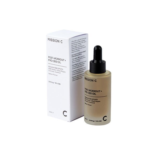 Mission C Post - Workout + Pro 3000mg CBD Oil - 30mlCBD ProductsMission CVaperr Shop