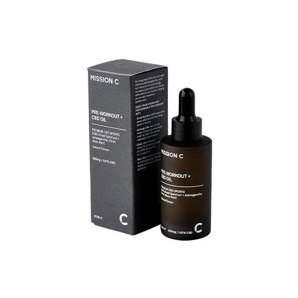 Mission C Pre - Workout + 500mg CBD Oil - 30mlCBD ProductsMission CVaperr Shop