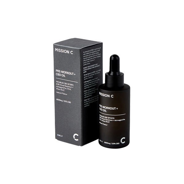 Mission C Pre - Workout + 6000mg CBD Oil - 30mlCBD ProductsMission CVaperr Shop