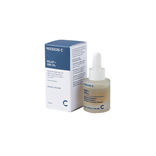 Mission C Relief + 2000mg CBD Oil - 10mlCBD ProductsMission CVaperr Shop