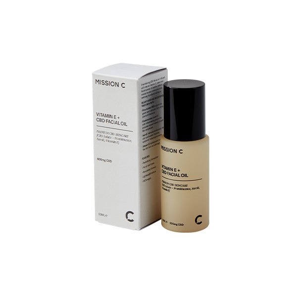 Mission C Vitamin E + 600mg CBD Facial Oil - 30mlCBD ProductsMission CVaperr Shop