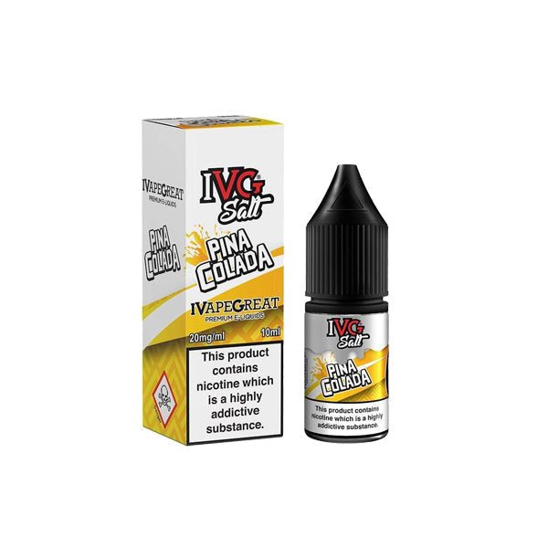 New! I VG Salt 20mg 10ml Nic Salt (50VG/50PG)Vaping ProductsI VGVaperrShop