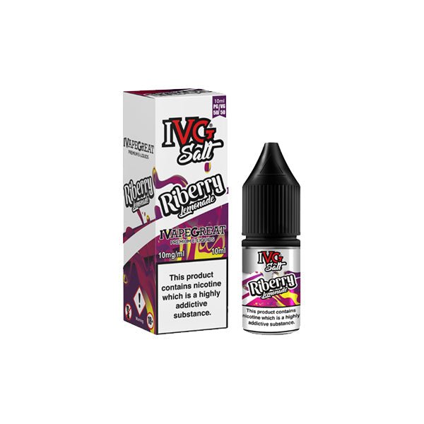 New! I VG Salt 20mg 10ml Nic Salt (50VG/50PG)Vaping ProductsI VGVaperrShop