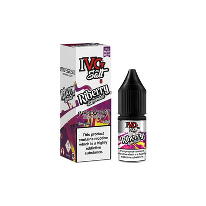 New! I VG Salt 20mg 10ml Nic Salt (50VG/50PG)Vaping ProductsI VGVaperrShop