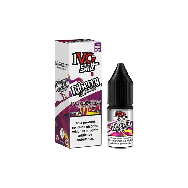 New! I VG Salt 20mg 10ml Nic Salt (50VG/50PG)Vaping ProductsI VGVaperrShop