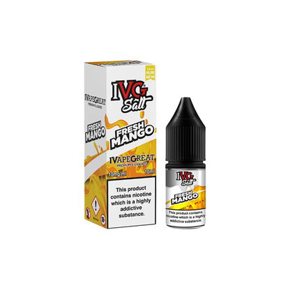 New! I VG Salt 20mg 10ml Nic Salt (50VG/50PG)Vaping ProductsI VGVaperrShop