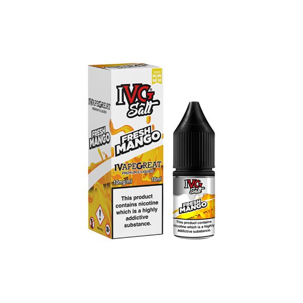 New! I VG Salt 20mg 10ml Nic Salt (50VG/50PG)Vaping ProductsI VGVaperrShop