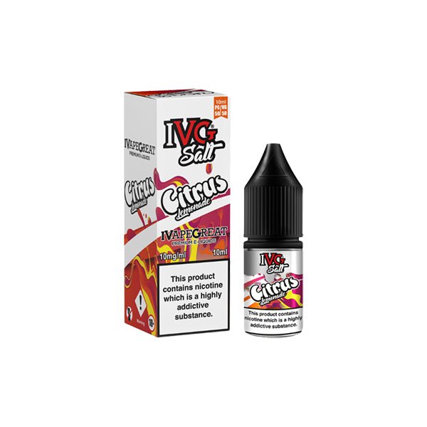New! I VG Salt 20mg 10ml Nic Salt (50VG/50PG)Vaping ProductsI VGVaperrShop
