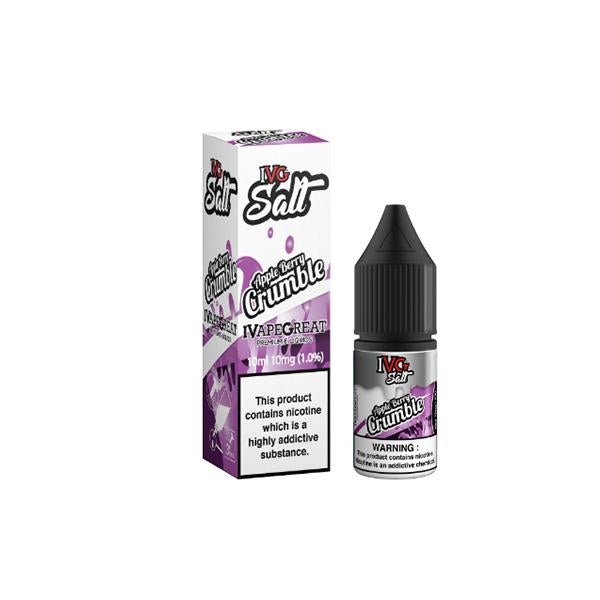 New! I VG Salt 20mg 10ml Nic Salt (50VG/50PG)Vaping ProductsI VGVaperrShop