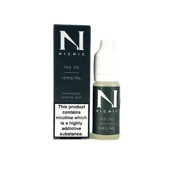 NIC NIC 15mg Nicotine Shot 10ml 100VGVaping ProductsNic NicVaperr Shop